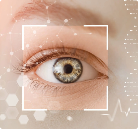 Advanced digital imaging centered on a patient's eye